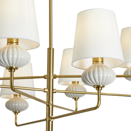 Люстры на штанге — Люстра на штанге Freya FR2029PL-08BS купить в 