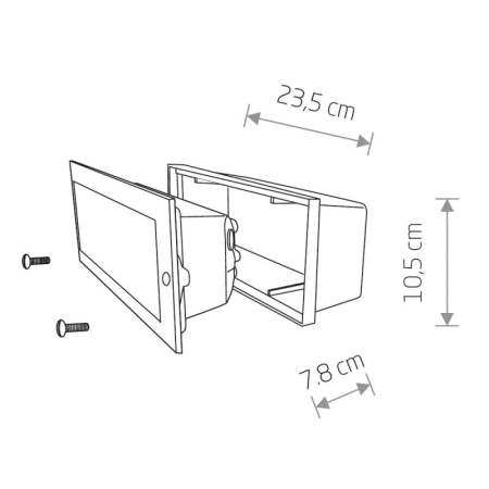 Светильники для стен и ступеней — Светильник для ступеней Nowodvorski 4907 купить в  Светильники для стен и ступеней — Светильник для ступеней Nowodvorski 4907 купить в