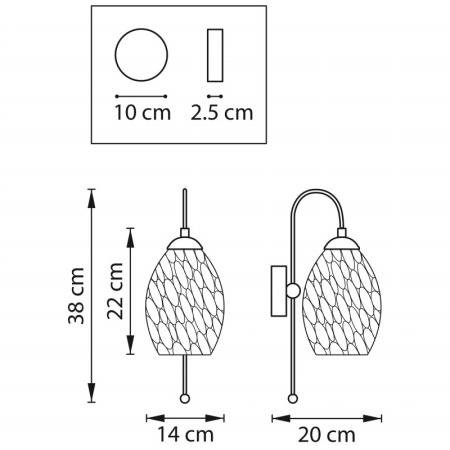 Настенные бра — Бра Lightstar 799614 купить в 