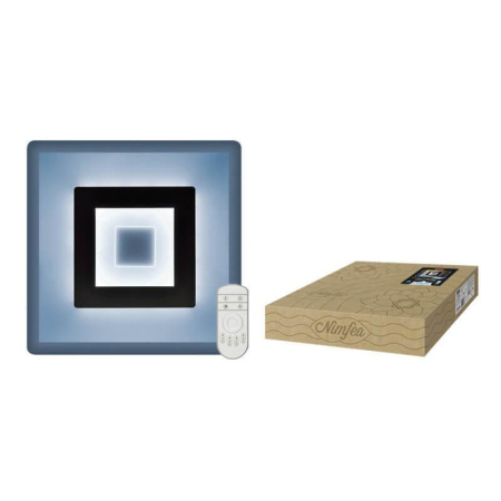 Накладные светильники — Потолочный светодиодный светильник Fametto Nimfea DLC-N501 38W GLASS/CLEAR купить в 