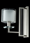 Настенные бра — Бра Crystal Lux NICOLAS AP1 NICKEL/WHITE купить в 