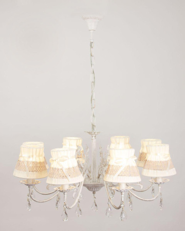 Люстры подвесные — Подвесная люстра Abrasax Emma L.5401-8CREAM/G купить в 
