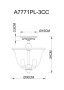 Люстры на штанге — Люстра на штанге ARTE Lamp A7771PL-3CC купить в  Люстры на штанге — Люстра на штанге ARTE Lamp A7771PL-3CC купить в
