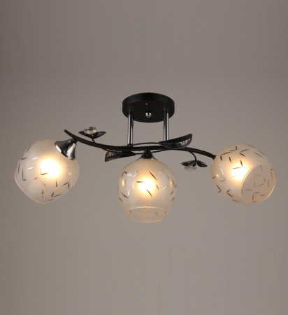 Потолочные люстры — 00759/3 черный хром купить в 