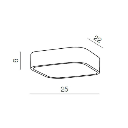 Накладные светильники — Накладной светильник Azzardo Lucie 25 AZ1308 купить в 