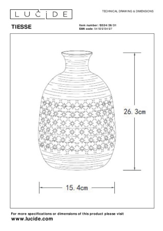 Настольные лампы — Настольная лампа LUCIDE 13534/26/31 купить в 