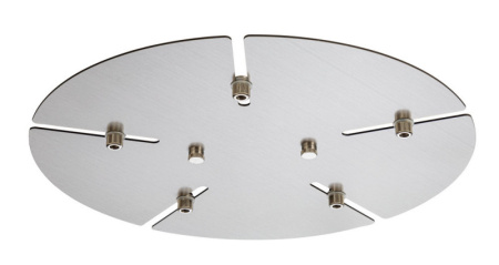 Базы накладные — База накладная Crystal Lux Потолочная база D350-5 NICKEL купить в 