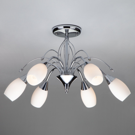 Люстры на штанге — Люстра на штанге Eurosvet 22080/6 хром купить в 