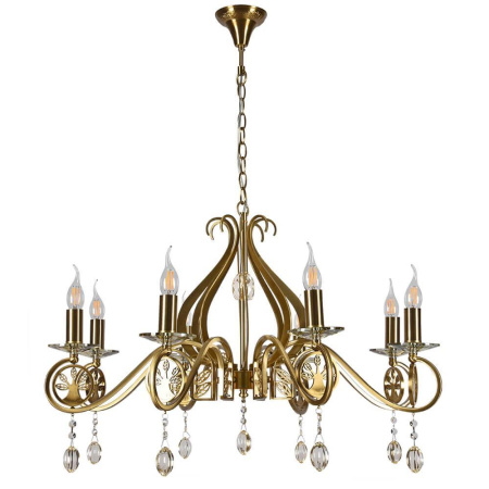 Люстры подвесные — Подвесная люстра Lumien Hall Ауэрель 2031/8H-BRGD-CGN купить в 