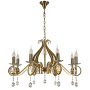 Люстры подвесные — Подвесная люстра Lumien Hall Ауэрель 2031/8H-BRGD-CGN купить в 