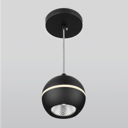 Подвесные светильники — Подвесной светильник Elektrostandard DLS023 9W 4200K черный купить в 