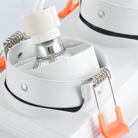 Встраиваемые точечные светильники — Встраиваемый светильник ARTE Lamp A6661PL-2WH купить в 