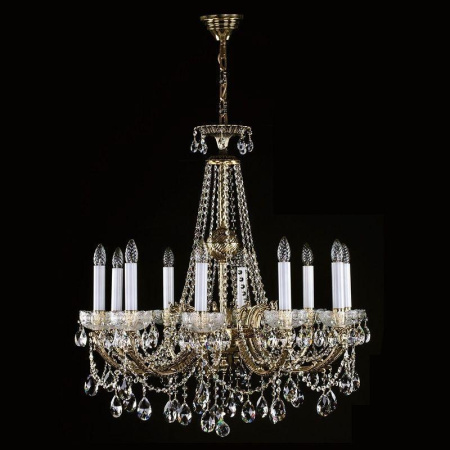 Люстры подвесные — Подвесная люстра Artglass CR 0006-10-20 Brass Antique CE купить в 