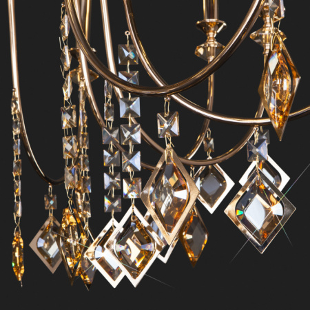 Люстры подвесные — Подвесная люстра Eurosvet 10120/12 золото/тонированный хрусталь Strotskis Smart (10110 купить в  Люстры подвесные — Подвесная люстра Eurosvet 10120/12 золото/тонированный хрусталь Strotskis Smart (10110 купить в