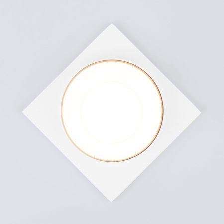 Встраиваемые точечные светильники — Встраиваемый светильник Elektrostandard 116 MR16 золото/белый купить в 