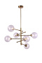 Люстры на штанге — Люстра на штанге Freya FR5115PL-06BZ купить в 