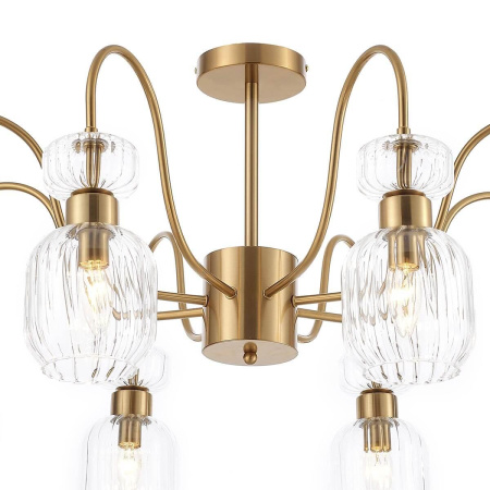 Люстры на штанге — Потолочная люстра Escada Gloss 1141/8PL Clear купить в  Люстры на штанге — Потолочная люстра Escada Gloss 1141/8PL Clear купить в