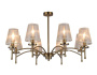 Люстры на штанге — Подвесная люстра Escada Faith 694/8PL Gold купить в  Люстры на штанге — Подвесная люстра Escada Faith 694/8PL Gold купить в