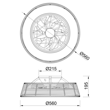 Накладные светильники — Накладной светильник Mantra 8225 купить в 