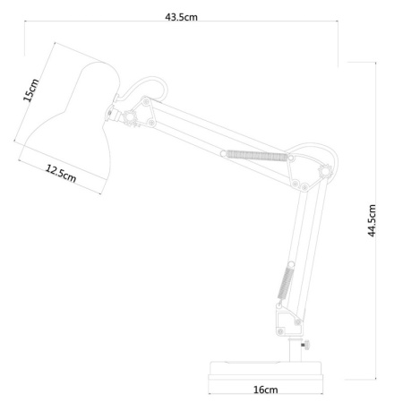 Настольные лампы — Настольная лампа ARTE Lamp A1330LT-1WH купить в 