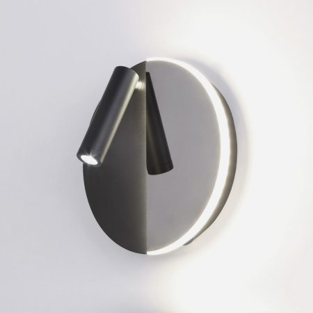 Споты — Спот Elektrostandard Drom LED чёрный/чёрный жемчуг (40105/LED) купить в 