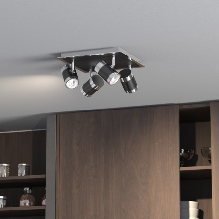 Споты — Спот Eurosvet 20058/4 черный купить в  Споты — Спот Eurosvet 20058/4 черный купить в