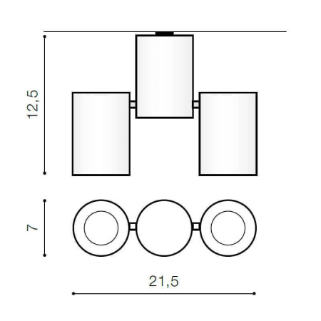 Накладные светильники — Накладной светильник Azzardo Lalo 2 AZ0790 купить в 