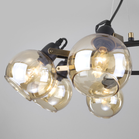 Люстры подвесные — Подвесная люстра Eurosvet 70119/8 черный купить в 