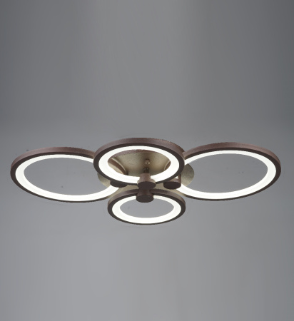 Потолочные люстры — 01447/4 темно-коричневый coffee купить в 