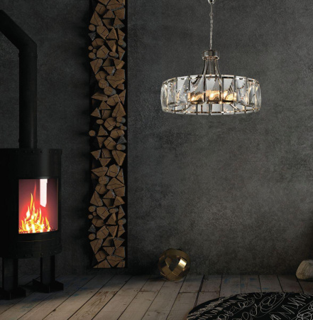 Люстры подвесные — Подвесная люстра iLamp Panorama P2550-7 NIC купить в 