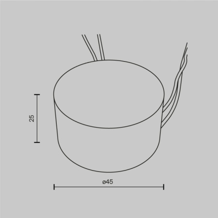 Блоки питания AC — Блок питания Maytoni Technical PSL-TR40-300mA купить в 
