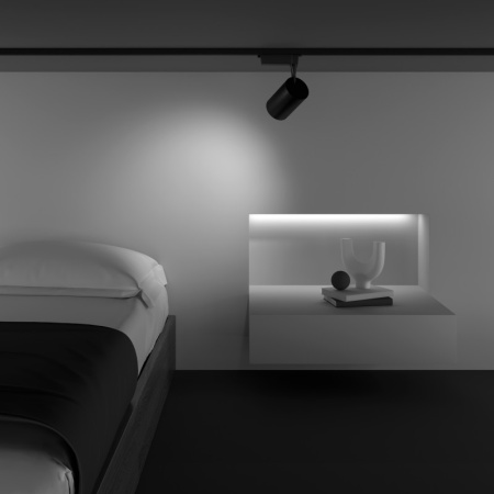 Трековые светильники — Светильник на шине Maytoni Technical TR003-1-26W3K-W-B купить в 