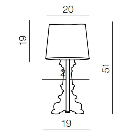 Настольные лампы — Настольная лампа Azzardo Bella AZ0072 купить в 