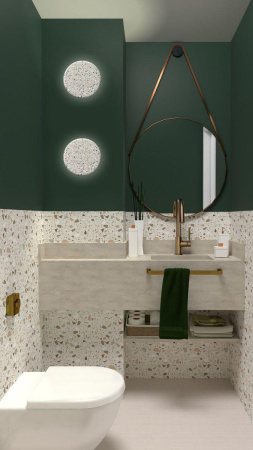 Настенные бра — Настенный светодиодный светильник Milosh Tendence 0893WLB-1WH купить в 