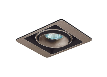 Встраиваемые точечные светильники — Встраиваемый светильник Donolux DL18615/01WW-SQ Champagne/Black купить в  Встраиваемые точечные светильники — Встраиваемый светильник Donolux DL18615/01WW-SQ Champagne/Black купить в