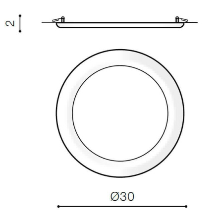 Cветильники потолочные встраиваемые — Встраиваемый светильник Azzardo Linda 30 AZ2248 купить в  Cветильники потолочные встраиваемые — Встраиваемый светильник Azzardo Linda 30 AZ2248 купить в