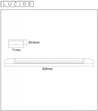 Линейные светильники — Линейный светильник LUCIDE 79195/18/61 купить в 