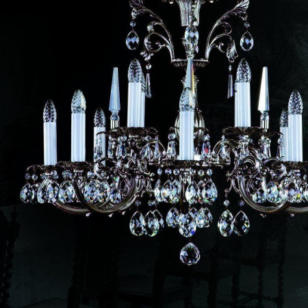 Люстры подвесные — Подвесная люстра Artglass Arabela Nickel Antique CE купить в 