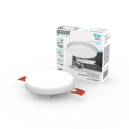Встраиваемые точечные светильники — Встраиваемый светильник Gauss 9034460209 купить в 