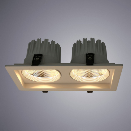 Встраиваемые точечные светильники — Встраиваемый светильник ARTE Lamp A7018PL-2WH купить в  Встраиваемые точечные светильники — Встраиваемый светильник ARTE Lamp A7018PL-2WH купить в