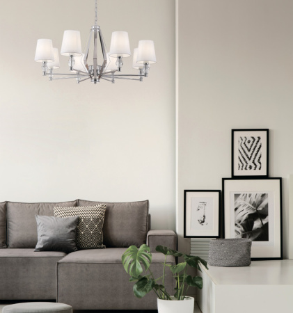 Люстры подвесные — Подвесная люстра Maytoni MOD038PL-08CH купить в 