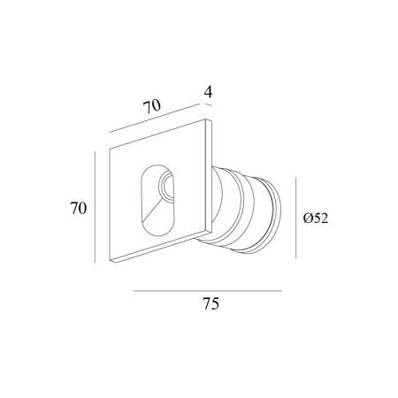 Подсветка стен и ступеней — Подсветка ступеней лестницы Denkirs DK1014-DG купить в 