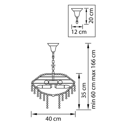 Подвесные светильники — Подвесной светильник Osgona Classic 700090 купить в 