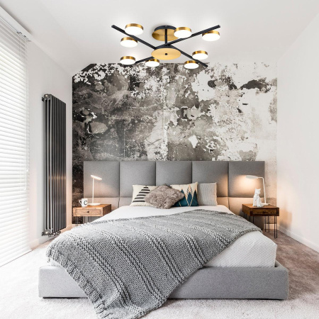 Люстры на штанге — Потолочная светодиодная люстра Escada Alcor 10266/8LED купить в 