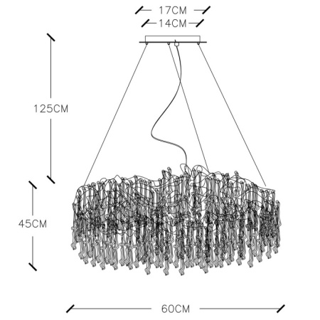 Люстры подвесные — Подвесная люстра Divinare 3150/16 SP-6 купить в 