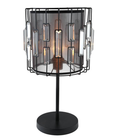 Настольные лампы — Настольная лампа Lumien Hall Аглая 0001/1TM-BK купить в 