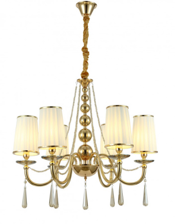Люстры подвесные — Подвесная люстра Lumina Deco LDP 1200-6 F.GD купить в 