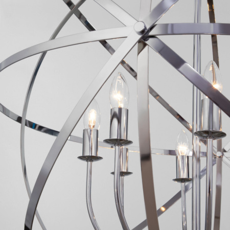 Люстры подвесные — Подвесная люстра Eurosvet 60139/8 хром купить в 