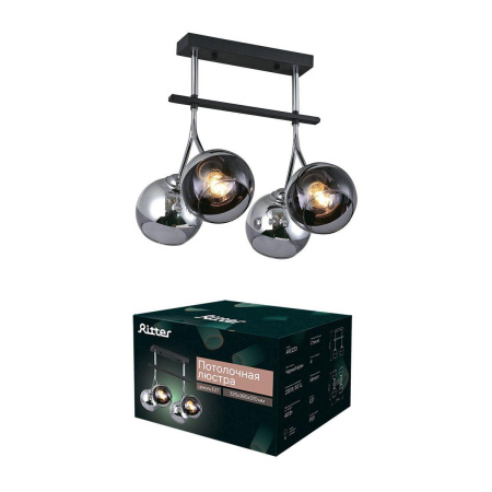 Потолочные люстры — Потолочная люстра Ritter Arezzo 52553 0 купить в 