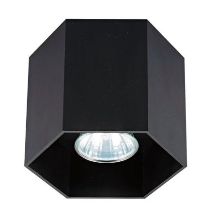Накладные светильники — Потолочный светильник Zumaline Polygon cl 1l 20035-BK купить в 